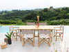 Sedia regista Mojito da esterno in legno di Bamboo, 60 x 44 x 88 cm