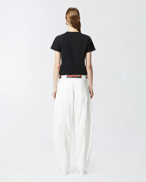 Pinko BUSSOLOTTO T-SHIRT JERSEY LOGO 25 da donna