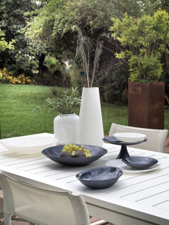 Centrotavola Evviva 5509 – Seventy in Vetro Ottanio Ø 40 cm