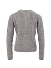 Gran Sasso Cardigan con Lavorazione Trecce in Grigio da donna