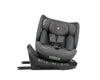 KIKKABOO Seggiolino Auto 40-150 cm i-Hike i-SIZE Dark Grey - Seggiolino Auto con Base Isofix, Da 40 a 150 cm, Omologato ECE R129/03, Girevole A 360° E Reclinabile, Gruppo 0+/1/2/3 Da 0 A 12 Anni, Dark Grey, grigio
