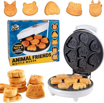 Waffle Wow Macchina per frittelle Pancakes waffle con Forme di animali Elettrico Antiaderente 220V
