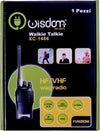WALKIE TALKIE RICETRASMETTITORE WISDOM POTENZA 5W 16 CANALI BATTERIA AL LITIO  Trade Shop italia - Napoli, Commerciovirtuoso.it