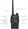 WALKIE TALKIE UV5RL RADIO TORCIA RICETRASMITTENTE MULTI CANALE AUTOPARLANTE MIC  Trade Shop italia - Napoli, Commerciovirtuoso.it