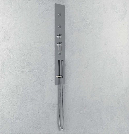 Wall Kit A Parete Da Incasso A Muro Acciaio Inox Cromato Lucido Deviatore Doccetta Doccia Fai da te/Attrezzature per cucine e bagni/Attrezzature per bagni/Docce e componenti doccia/Filtri supporti e soffioni doccia/Docce fisse Ogomondo - Martina Franca, Commerciovirtuoso.it