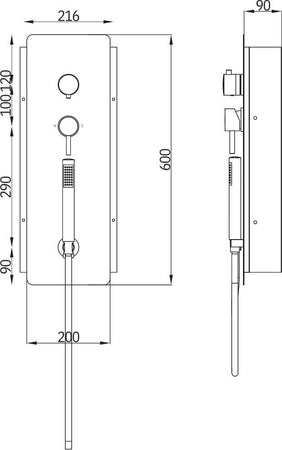 Wall Kit A Parete Da Incasso A Muro Acciaio Inox Cromato Lucido Deviatore Doccetta Doccia Fai da te/Attrezzature per cucine e bagni/Attrezzature per bagni/Docce e componenti doccia/Filtri supporti e soffioni doccia/Docce fisse Ogomondo - Martina Franca, Commerciovirtuoso.it