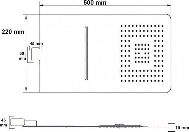 Wall Kit A Parete Da Incasso A Muro Acciaio Inox + Soffione Doccia a Parete Acciaio Inox Punta Quadrata Con Cascata Fai da te/Attrezzature per cucine e bagni/Attrezzature per bagni/Docce e componenti doccia/Filtri supporti e soffioni doccia/Docce fisse Ogomondo - Martina Franca, Commerciovirtuoso.it