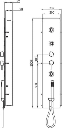 Wall Kit A Parete Da Incasso A Muro Acciaio Inox + Soffione Doccia a Parete Acciaio Inox Punta Tonda Fai da te/Attrezzature per cucine e bagni/Attrezzature per bagni/Docce e componenti doccia/Filtri supporti e soffioni doccia/Docce fisse Ogomondo - Martina Franca, Commerciovirtuoso.it