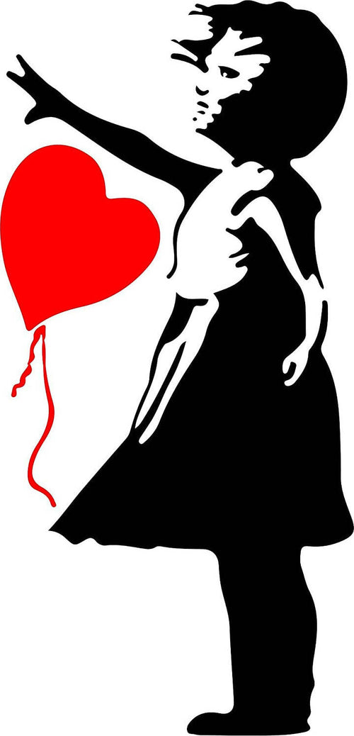 WALLSTICKER GOODBYE HEART NERO E ROSSO 30X60 CM Casa e cucina/Decorazioni per interni/Accessori decorativi/Sticker decorativi/Adesivi e murali da parete/Adesivi da parete Scontolo.net - Potenza, Commerciovirtuoso.it