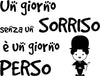 WALLSTICKER UN GIORNO NERO 45X60 CM Casa e cucina/Decorazioni per interni/Accessori decorativi/Sticker decorativi/Adesivi e murali da parete/Adesivi da parete Scontolo.net - Potenza, Commerciovirtuoso.it