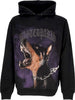 WASTED-PARIS-Felpa-Cappuccio-Uomo-Rage-Crown-Hooded-Black-da-uomo