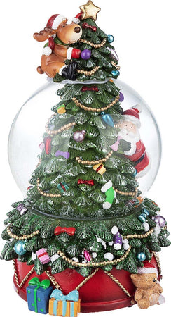 Waterball Conifer Sfera di Cristallo natalizia con Albero di Natale e Carillon decorazione per Interi ed Esterni h 20 cm Casa e cucina/Decorazioni per interni/Addobbi e decorazioni per ricorrenze/Decorazioni natalizie/Neve artificiale MagiediNatale.it - Altamura, Commerciovirtuoso.it