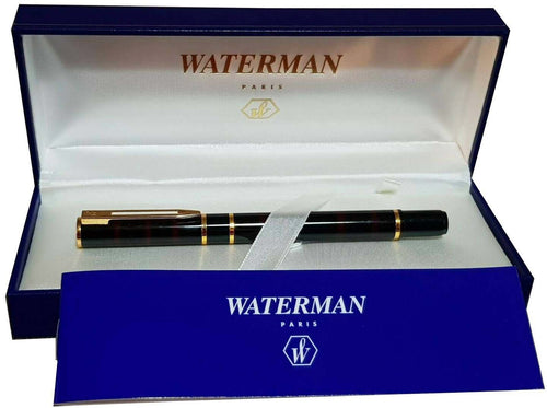 Waterman Hémisphère Penna Stilografica, Verde Scuro Con Finiture In Oro, Confezione Regalo