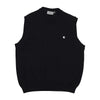 CARHARTT WIP Pullover Smanicato Uomo Madison Vest Sweater Black/wax da uomo