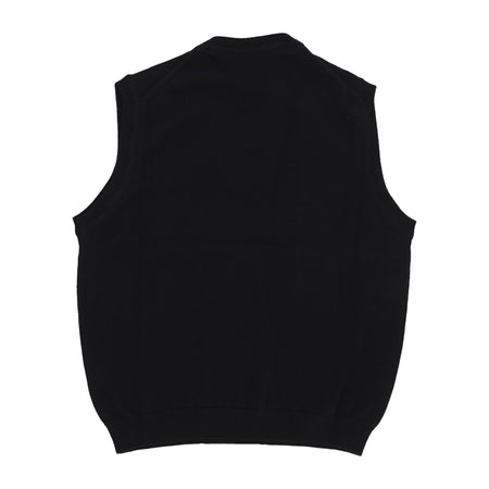 CARHARTT WIP Pullover Smanicato Uomo Madison Vest Sweater Black/wax da uomo