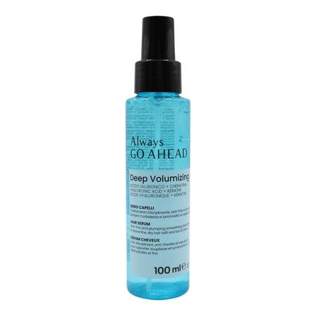 Siero Capelli Volumizzante e Disciplinante Acido Ialuronico e Cheratina - Always GO AHEAD - 100ml