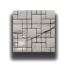 Piastrelle 3D Autoadesive in PET acustiche e isolanti 30x30cm (4mm spessore) MOSAICO CARRARA - Eternal Parquet