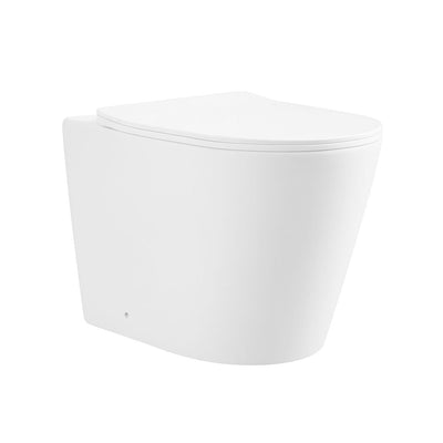 WC a pavimento YJ-3380MW in bianco opaco 36x56x40 cm.