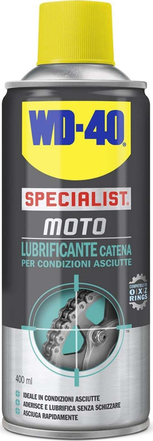 Wd-40 lubrificante ptfe catena moto bici ml 400 sgrassante sbloccante asciutto Auto e Moto/Oli e liquidi/Grassi e lubrificanti La Zappa - Altamura, Commerciovirtuoso.it