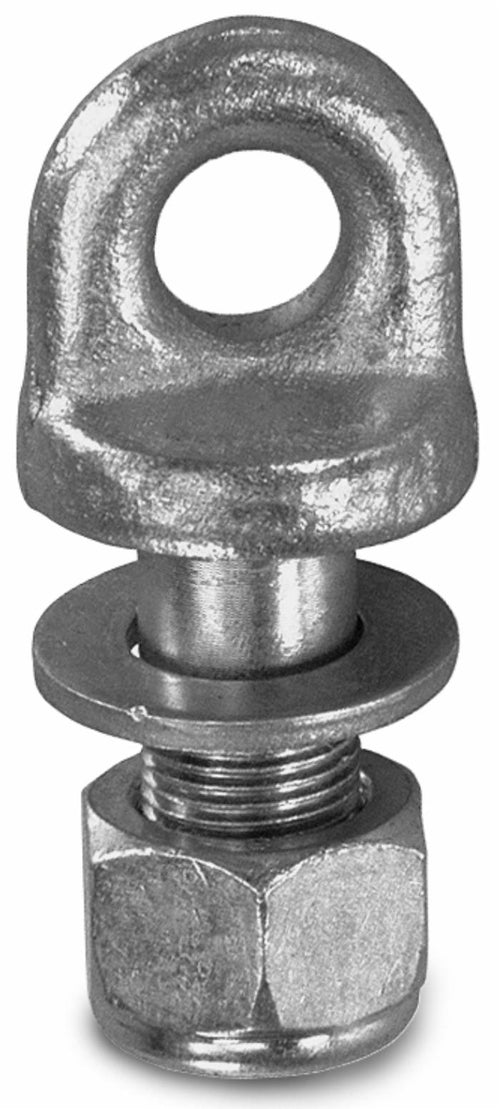 Perno ad occhio per catene 20x2,5 confezione da 2 pezzi