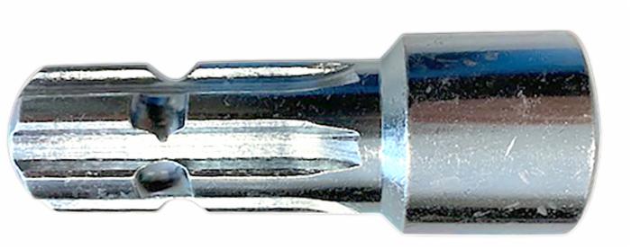 Riduzione per presa di forza con profilo esterno 1"3/8 foro 30mm senza cava