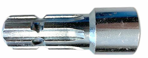 Riduzione per presa di forza con profilo esterno 13/8 foro 25mm senza cava