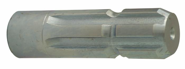 Perno scanalato con profilo interno 21x25x5 e lunghezza 100mm