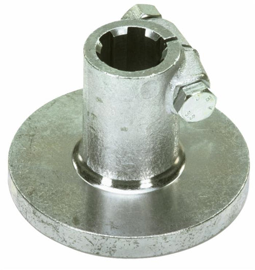 Mozzo scanalato profilo 1”3/8 lungo 83mm 6 cave con flangia