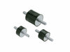 Antivibrante Cilindrico Maschio/Maschio 20x25, M6. Confezione da 10pz