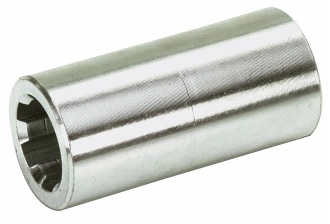 Bussola scanalata con profilo interno 20x17mm 12 cave Din 5482 e lunghezza 55mm