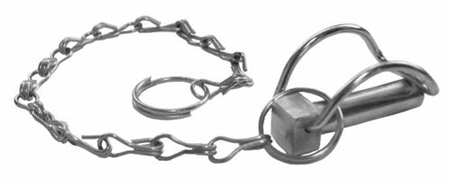 Spina scatto ø19x90mm + catena confezione da 10 pezzi