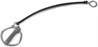 Spina a scatto ø10 con tirante in gomma confezione da 10 pezzi