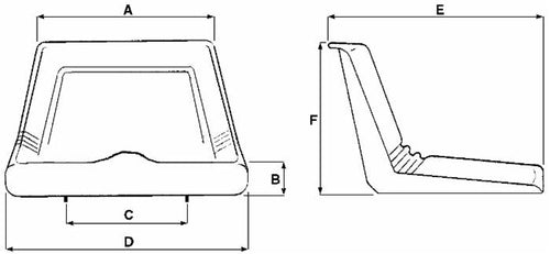 Imbottitura per sedili Ama codice 01148, 00322, 00319, 00320, 00318