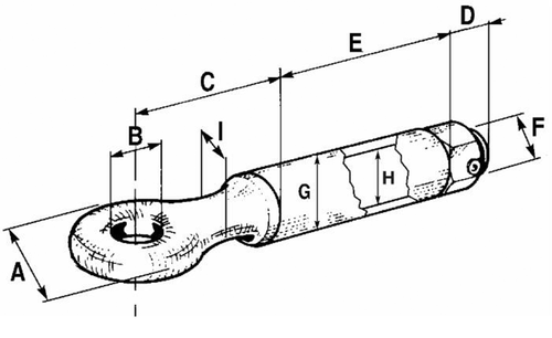 Occhione girevole non omologato leggero M24
