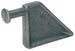 Piantone forgiato per chiusura a blocco delle sponde di rimorchi lungo 130mm Ø 24mm