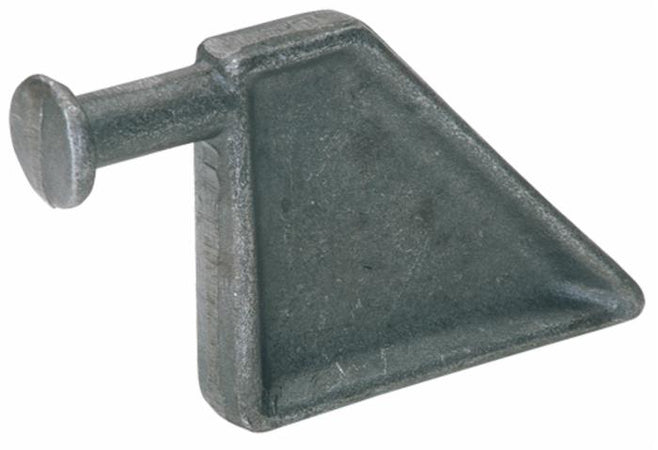 Piantone forgiato per chiusura a blocco delle sponde di rimorchi lungo 130mm Ø 24mm