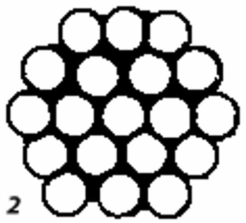 Fune spiroidale in acciaio zincato ø1,6mm 19 fili lunghezza di 100 metri