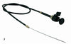 Tirante stop motore,cavo lunghezza 1200mm con leva d'arresto e pomello nero