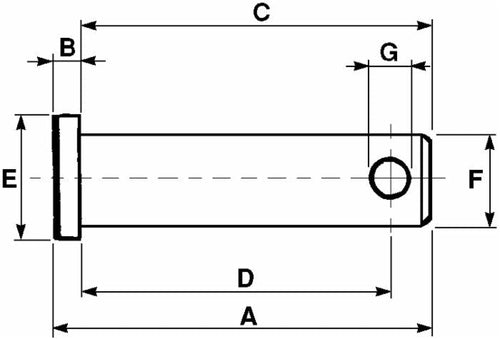 Perno ø14 adattabile a Fiat 5104030