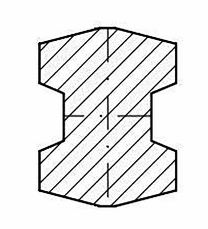 Punta per forca letame di alta qualità ø 36mm lunghezza 800mm