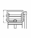 Servotimone tipo cric ø70x260mm