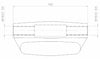 Manicotto catena stabilizzatrice adattabile CNH 584731