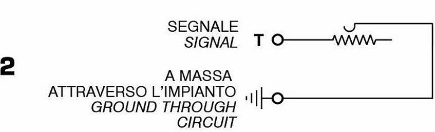 Indicatore livello carburante adattabile al riferimento originale Fiat 5136770