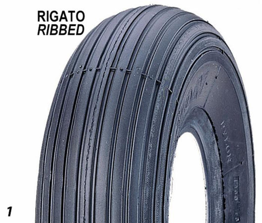 Ruota pneumatica 3,50/8" con mozzo in nylon portata 180 kg