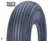 Ruota pneumatica 3,50/8 con mozzo in nylon portata 180 kg