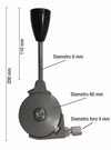 Manettino acceleratore in alluminio dx per trattore