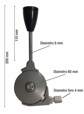 Manettino acceleratore in alluminio dx per trattore