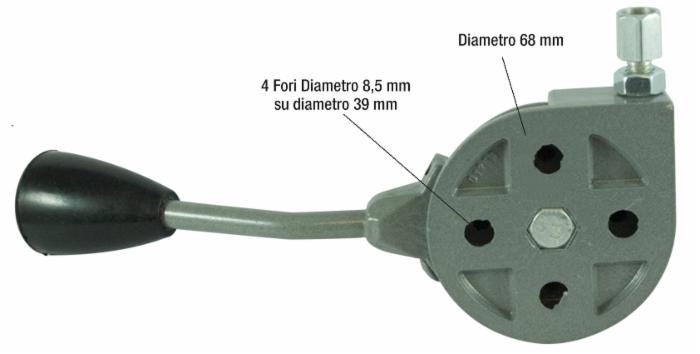 Manettino acceleratore Sx in metallo per trattore