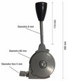 Manettino acceleratore in alluminio sx per trattore
