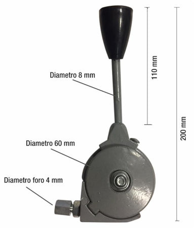 Manettino acceleratore in alluminio sx per trattore